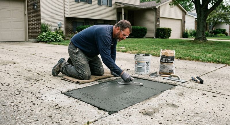 Cement Driveway Repair in Corpus Christi, TX