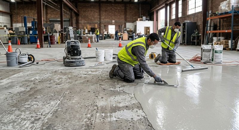 Concrete Floor Resurfacing in Des Moines, IA