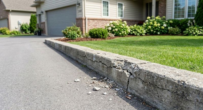 Concrete Driveway Crack Repair in Corpus Christi, TX
