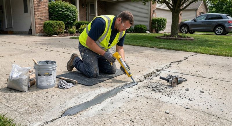 Garage Slab Repair in West Des Moines, IA