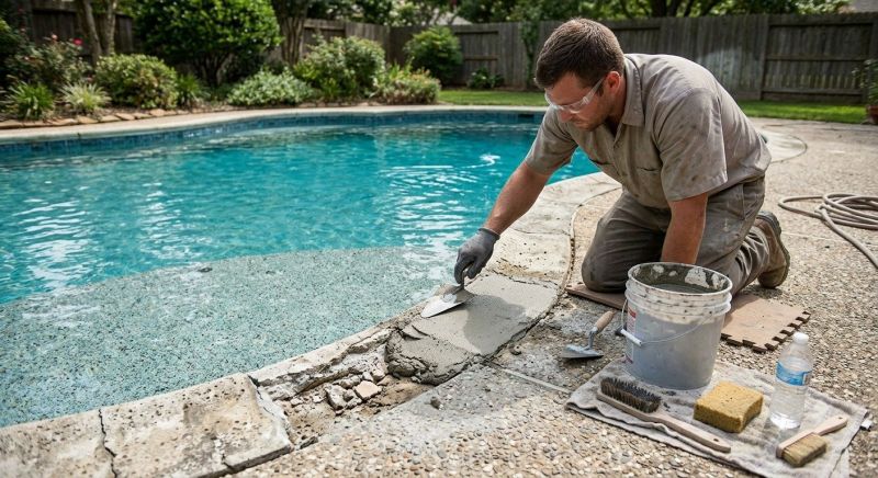 Pool Deck Repair in Des Moines, IA